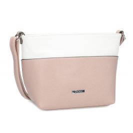 Ružovo-biela Crossbody kabelka