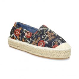 Dámske espadrilky s kvetinami