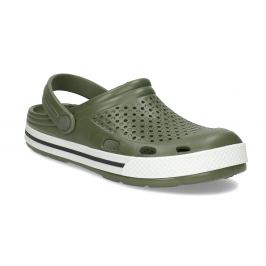 Pánske sandále typu Clogs khaki