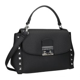 Čierna crossbody kabelka s cvočkami