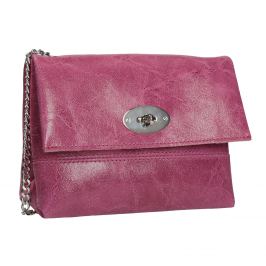 Kožená Crossbody s retiazkou