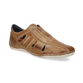 Kožené Slip-on s prestrihmi