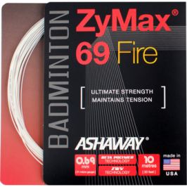 Bedmintonový výplet Ashaway ZyMax 69 Fire white