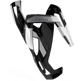 Košík na fľašu Elite Custom Race Plus čierno-biely