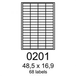 Etikety RAYFILM 48,5x16,9 univerzálne biele R01000201A R0100.0201A