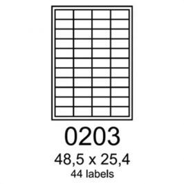 Etikety RAYFILM 48,5x25,4 univerzálne biele R01000203A R0100.0203A