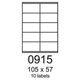 Etikety RAYFILM 105x57 univerzálne biele R01000915A (100 list./A4) R0100.0915A