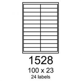 Etikety RAYFILM 100x23 univerzálne biele R01001528A (100 list./A4) R0100.1528A
