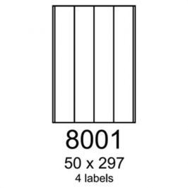 Etikety RAYFILM 50x297 univerzálne biele R01008001F R0100.8001F
