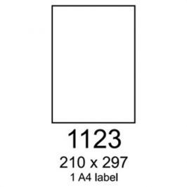 Etikety RAYFILM 210x297 biele s odnímateľným lepidlom R01021123A R0102.1123A