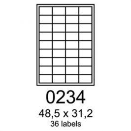 Etikety RAYFILM 48,5x31,2 vysokolesklé biele laser R01190234F R0119.0234F