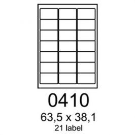 Etikety RAYFILM 63,5x38,1 vysokolesklé biele laser R01190410F R0119.0410F
