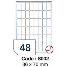 Etikety RAYFILM 36x70 vysokolesklé biele laser SRA3 R0119S002D R0119.S002D