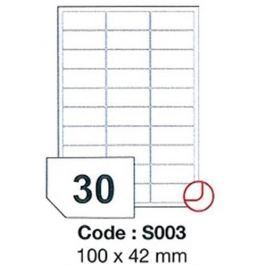 Etikety RAYFILM 100x42 vysokolesklé biele laser SRA3 R0119S003A (100 list./A3) R0119.S003A