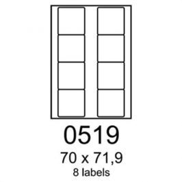 Etikety RAYFILM 70x71,9 univerzálne zelené R01200519A R0120.0519A