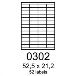 Etikety RAYFILM 52,5x21,2 zelené flourescentné laser R01300302A R0130.0302A