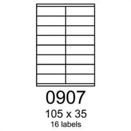 Etikety RAYFILM 105x35 zelené flourescentné laser R01300907A (100 list./A4) R0130.0907A