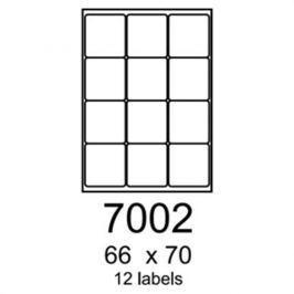 Etikety RAYFILM 66x70 matné biele polyesterové laser R05027002A R0502.7002A