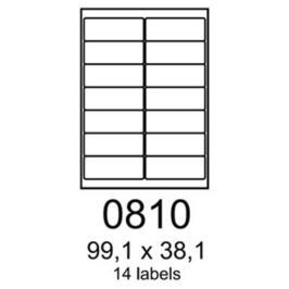 Etikety RAYFILM 99,1x38,1 univerzálne biele eco R0ECO0810A R0ECO.0810A