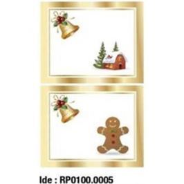Etikety RAYFILM STICKERS - nálepky darčekové vianočné (motív A) 10ks/5 listov *RP01000005J RP0100.0005J
