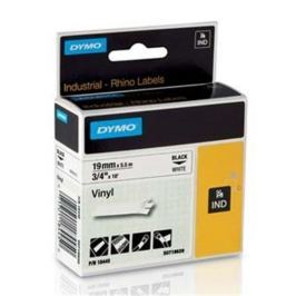 Páska DYMO 18445 PROFI D1 RHINO Black On White Vinyl Tape (19mm) S0718620