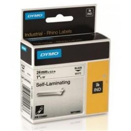 Páska DYMO PROFI D1 RHINO Black On White Self-Laminating Tape (24mm) S0773860