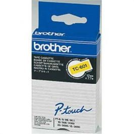 Páska BROTHER TC601 Black On Yellow Tape (12mm)