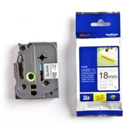 Páska BROTHER TZFX241 Black On White Flexible ID Tape (18mm) TZEFX241