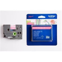 Páska BROTHER TZMQP35 White On Berry Pink Mat Tape (12mm) (6ks) TZEMQP35