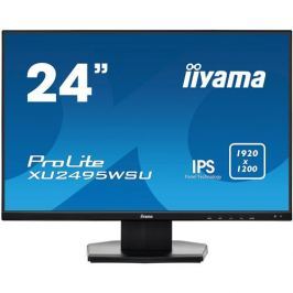 Monitor iiyama XU2495WSU-B1, 24'', IPS, 1920x1200, 5ms, 300cd/m2, 1000:1, 16:10, VGA, HDMI, DP, USB, repro