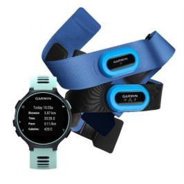 Garmin Forerunner 735XT Midnight blue & Frost blue Tri Bundle 010-01614-10