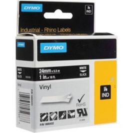 páska DYMO 1805432 PROFI D1 RHINO White On Black Vinyl Tape (24mm)