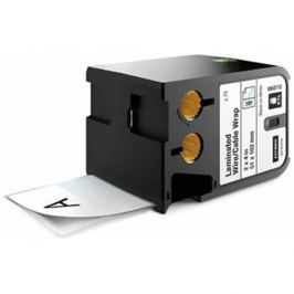páska DYMO XTL 1868712 Black On White Pre-Sized Laminated Wrap (51x102) 70ks