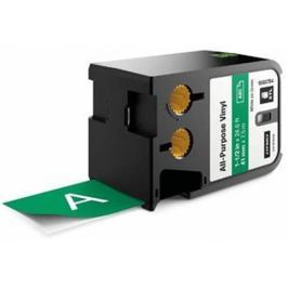 páska DYMO XTL 1868784 White On Green All-Purpose Vinyl Tape (41mm)