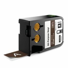 páska DYMO XTL 1868788 White On Brown All-Purpose Vinyl Tape (24mm)