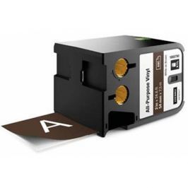 páska DYMO XTL 1868790 White On Brown All-Purpose Vinyl Tape (54mm)
