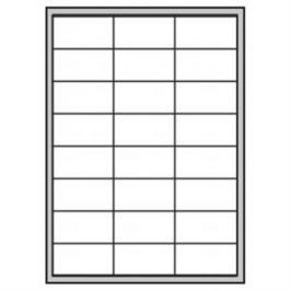 Etikety polyesterové 64,6x33,8mm APLI 20 hárkov AG001226