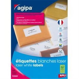 Etikety laser 52,5x29,7mm Agipa A4 100 hárkov AG119061