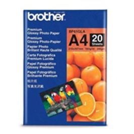 Papier BROTHER BP61 Premium foto lesklý A4/20ks BP61GLA
