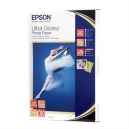 Papier EPSON Ultra Glossy Photo Paper 10x15, 50ks, 300 g/m2 C13S041943