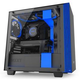 Skrinka NZXT H400i matná čierno-modrá CA-H400W-BL