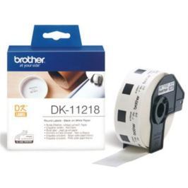 Rolka BROTHER DK11218 Round Labels (1000 ks)
